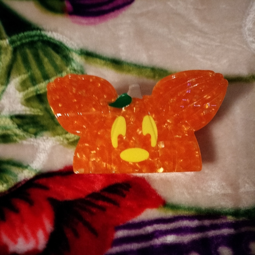 Pumpkin Mouse Claw clip - Picture 2 of 11